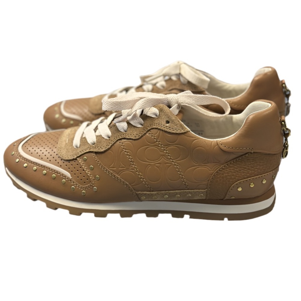 Coach Leather Rivet Sneaker Size 9
